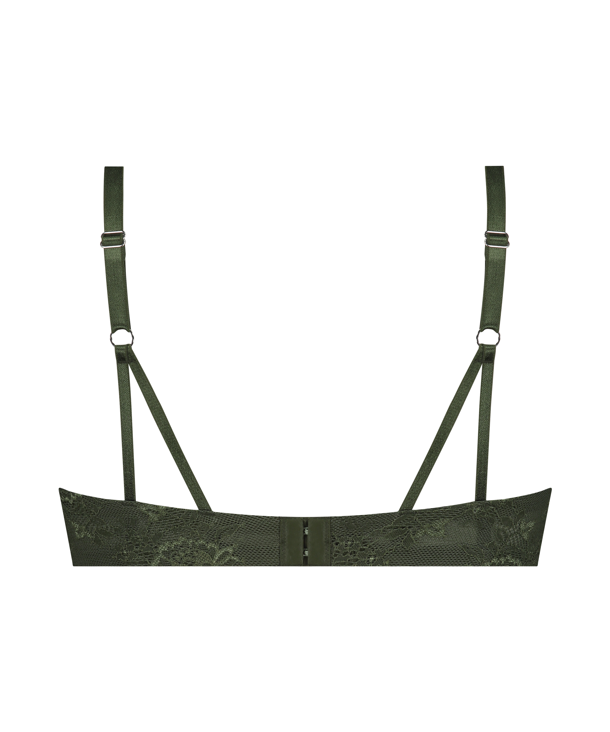 Lea Padded Underwired Push-Up Bra, Green, main