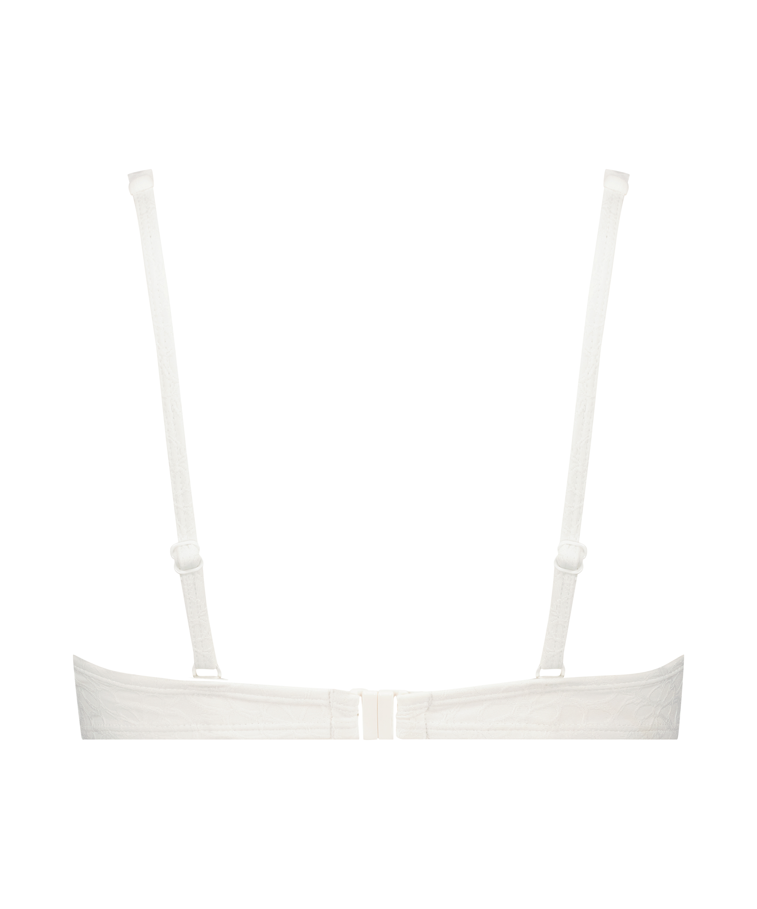 Sri Lanka Padded Push-Up Underwired Bikini Top, White, main
