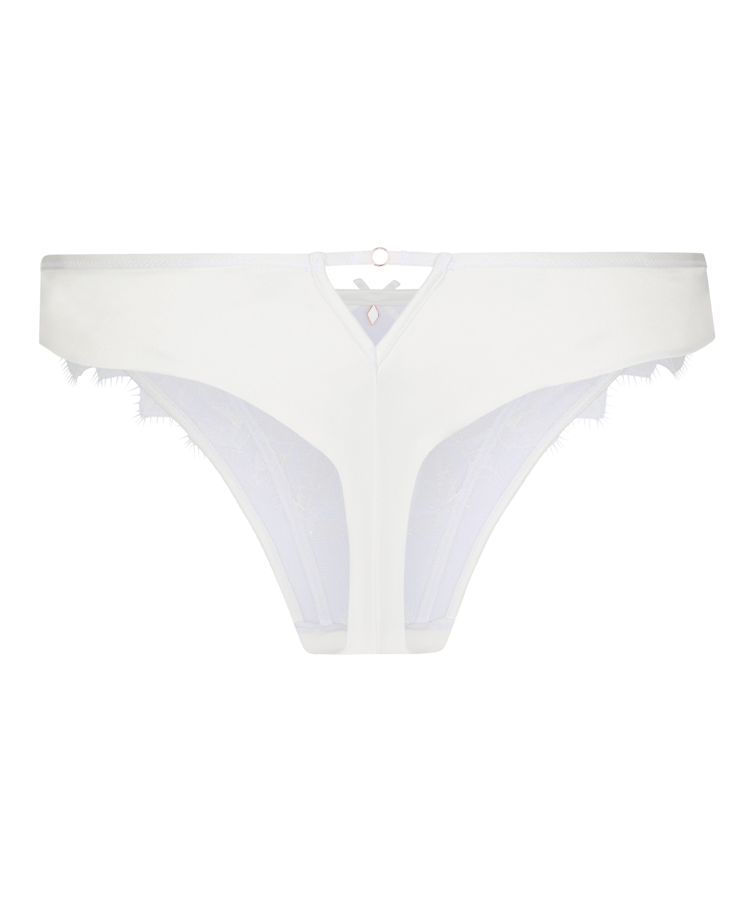 Highleg Thong Millie, White, main