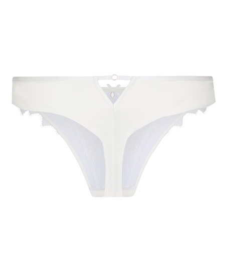 Highleg Thong Millie, White