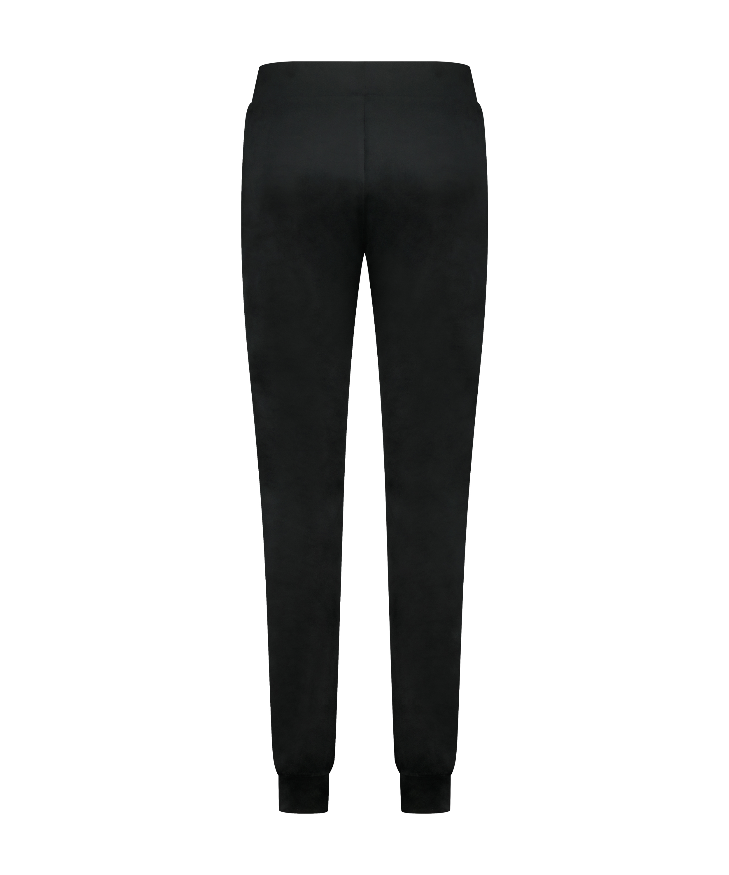 Tall Velours Jogging Bottoms, Black, main