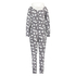 Fleece onesie, Grey
