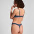 Marine Padded Underwired Bra, Blue