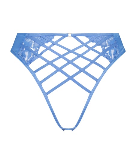 Extrovert Open Crotch Brazilian, Blue