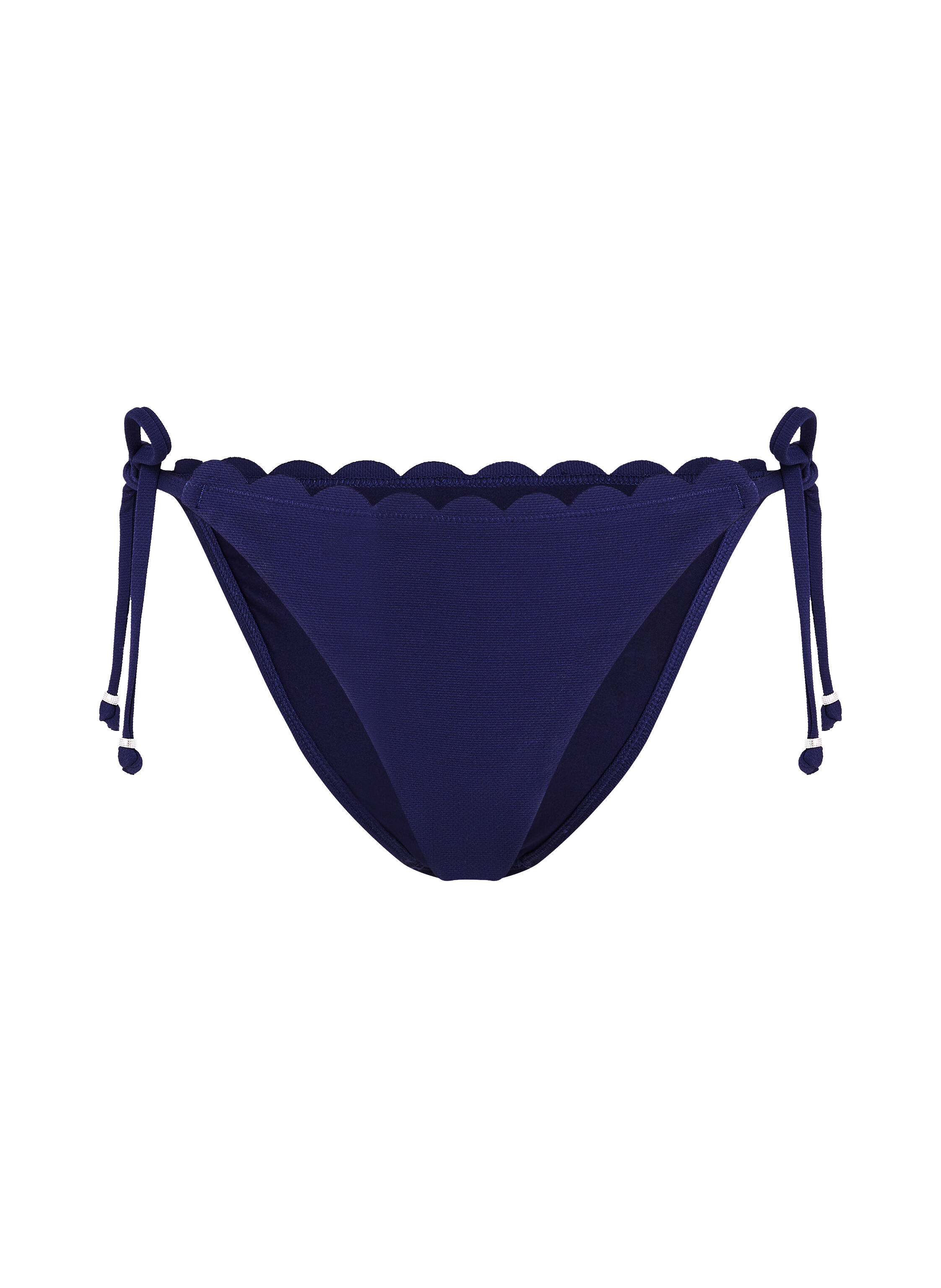 Scallop Bikini Bottoms, Blue