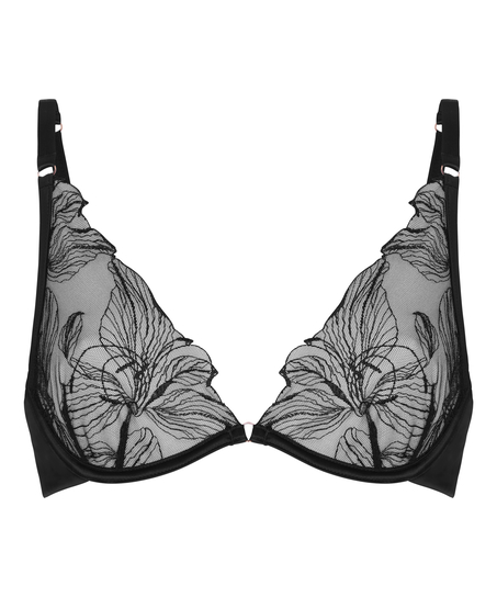 Non-Padded Underwired Bra Ellen, Black