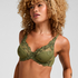 Diva Non-Padded Underwired Bra, Green