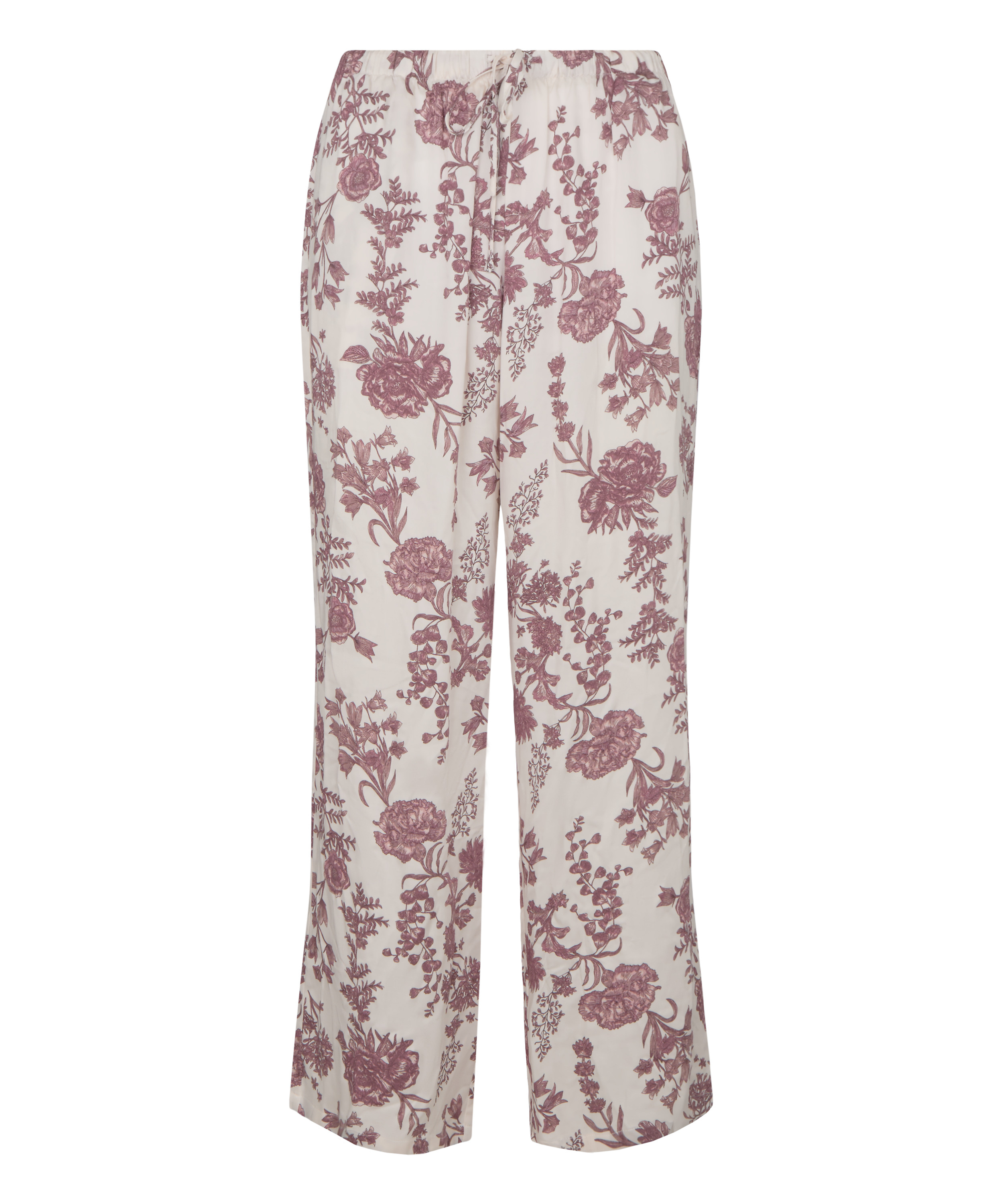 Pants Woven Print, Beige, main