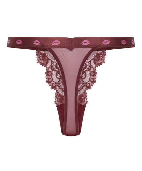 Kiss Thong, Red