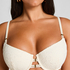 Crochet Bikini Top, White