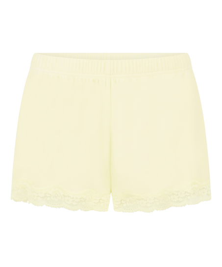 Short Velours Lace, Yellow