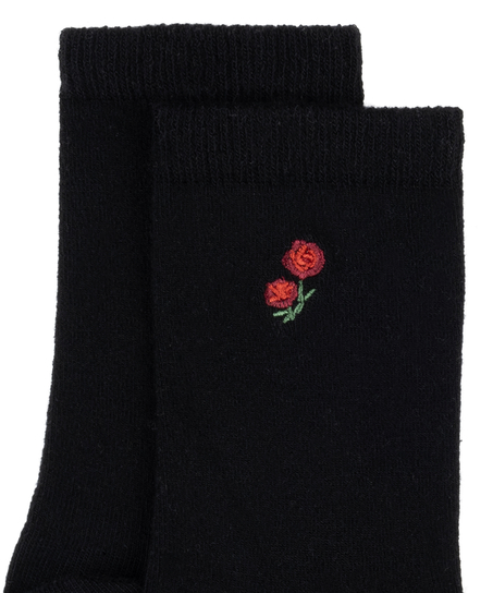 Modal Crew Socks, Black