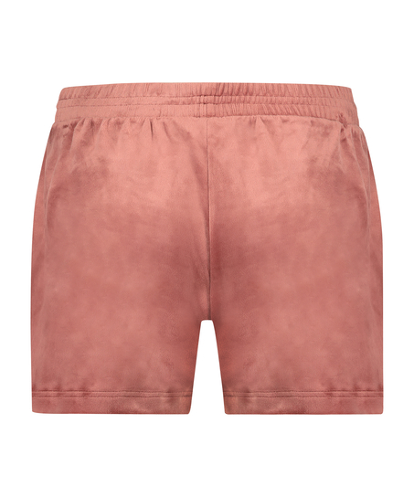 Velvet Pocket shorts, Pink