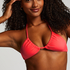 Doha triangle bikini top, Red