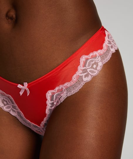 Lace & Shine Brazilian, Red