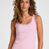 Singlet Rib Jersey Lace, Pink