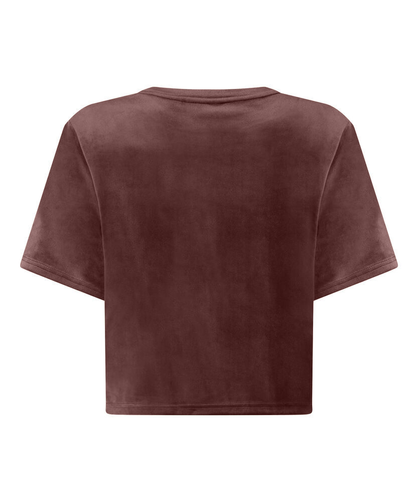 Top Velours Pocket, Brown, main