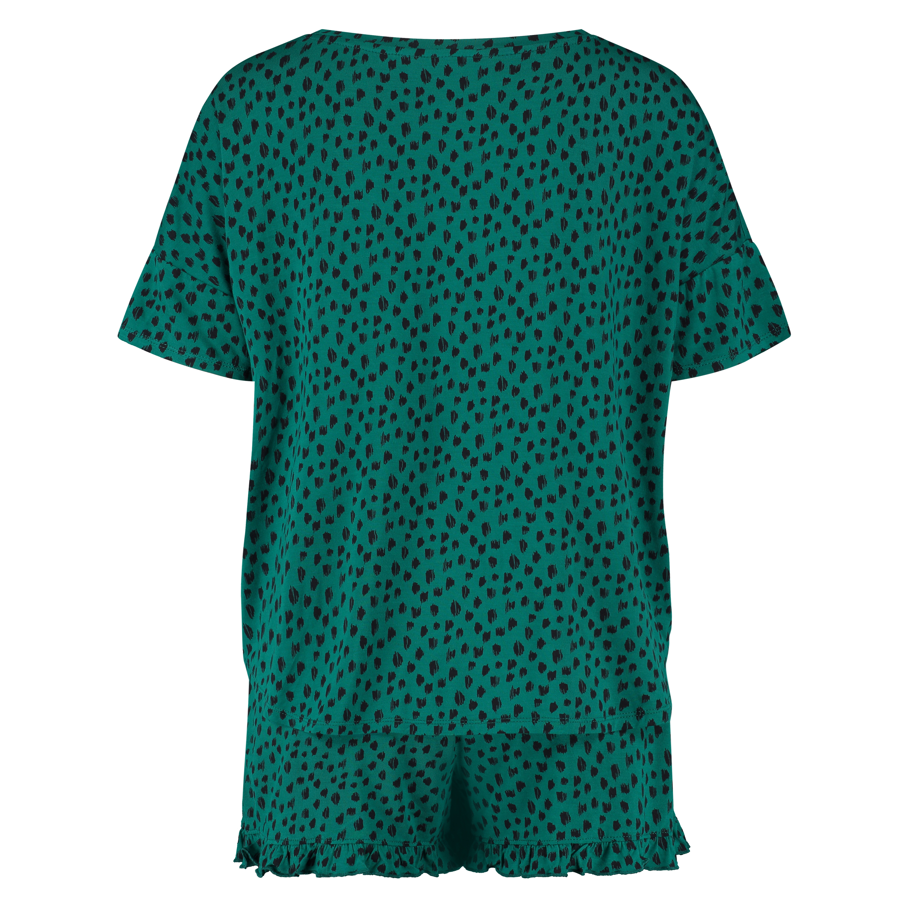 Short pyjama set, Green, main