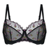Non-Padded Underwired Bra Iris, Black