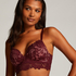 Shiloh Padded Longline Non-Underwired Bra, Red