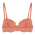 Lola Padded Underwired Bra, Orange