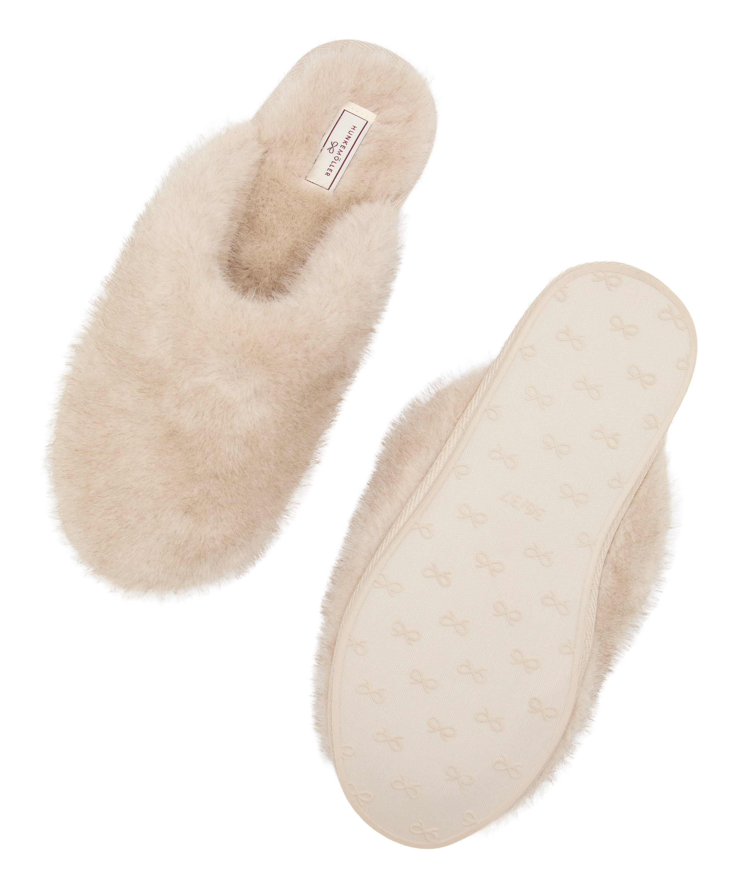 Slipper Faux Fur, Gray, main