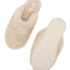 Slipper Faux Fur, Gray