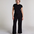 Pyjama Top Rib Essential, Black