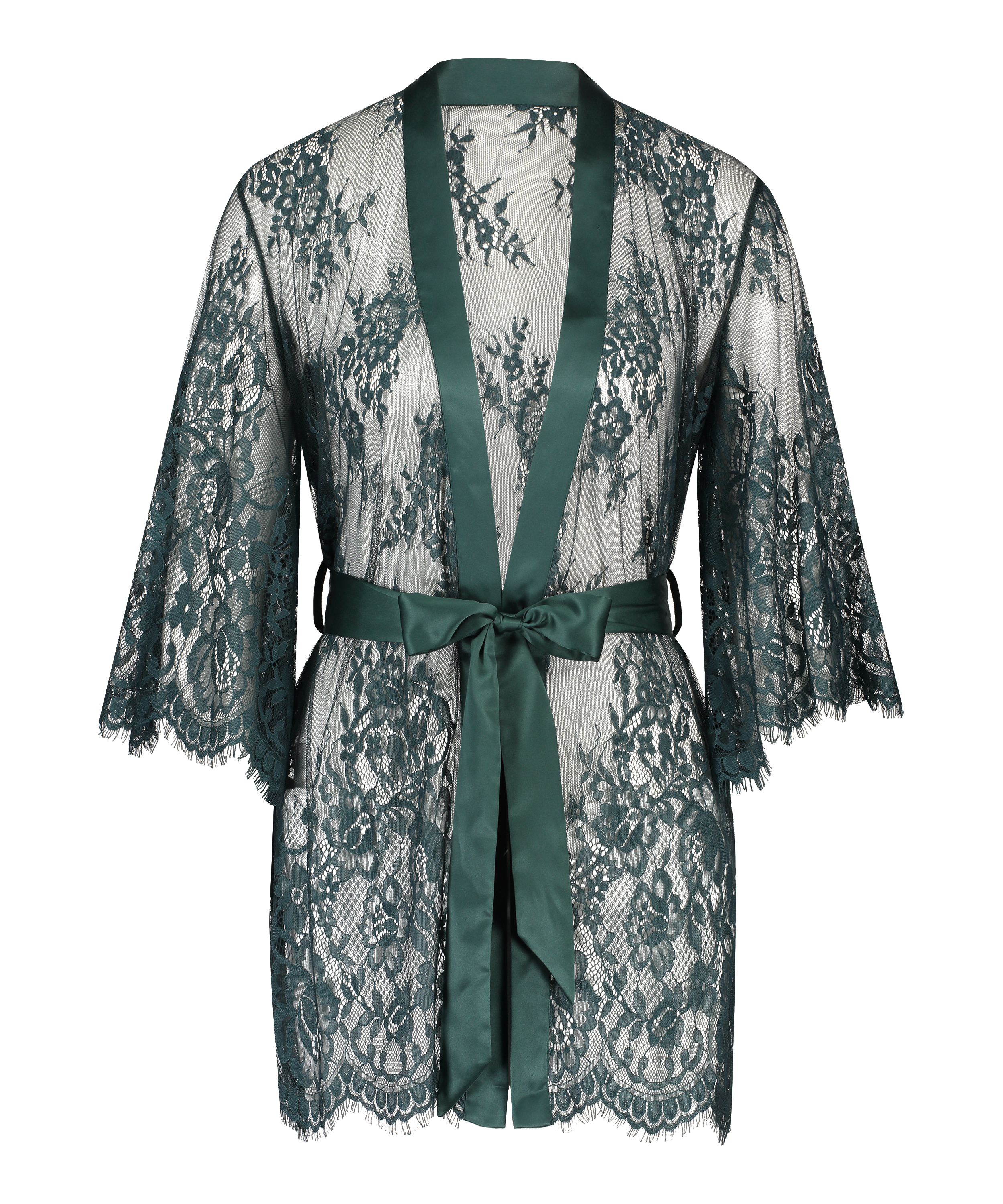 Isabelle Lace Kimono, Green, main