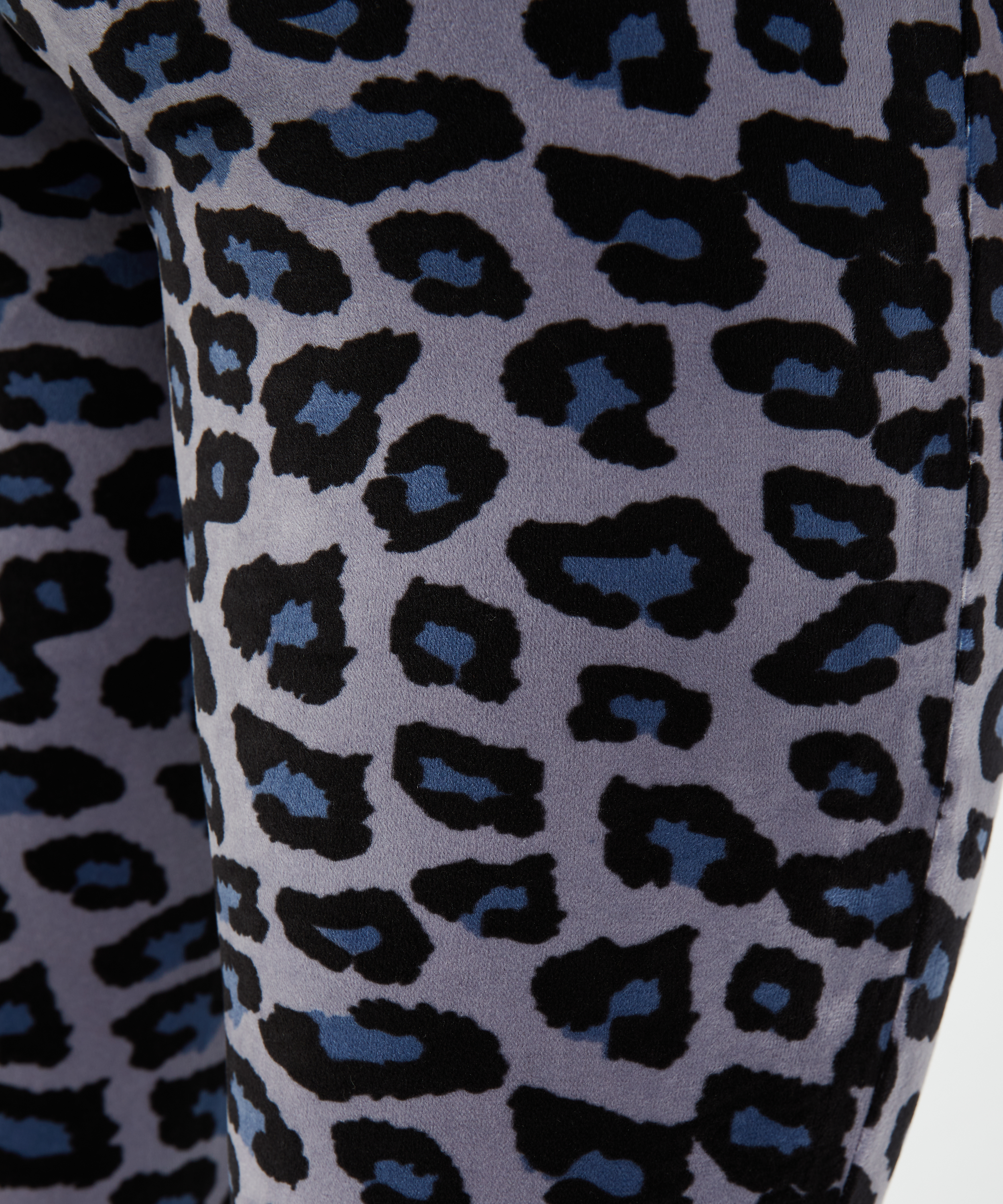 Velvet leggings, Gray, main