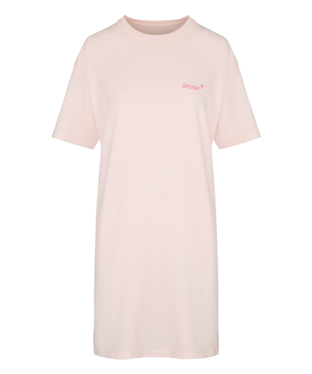 Roundneck Nightshirt, Pink