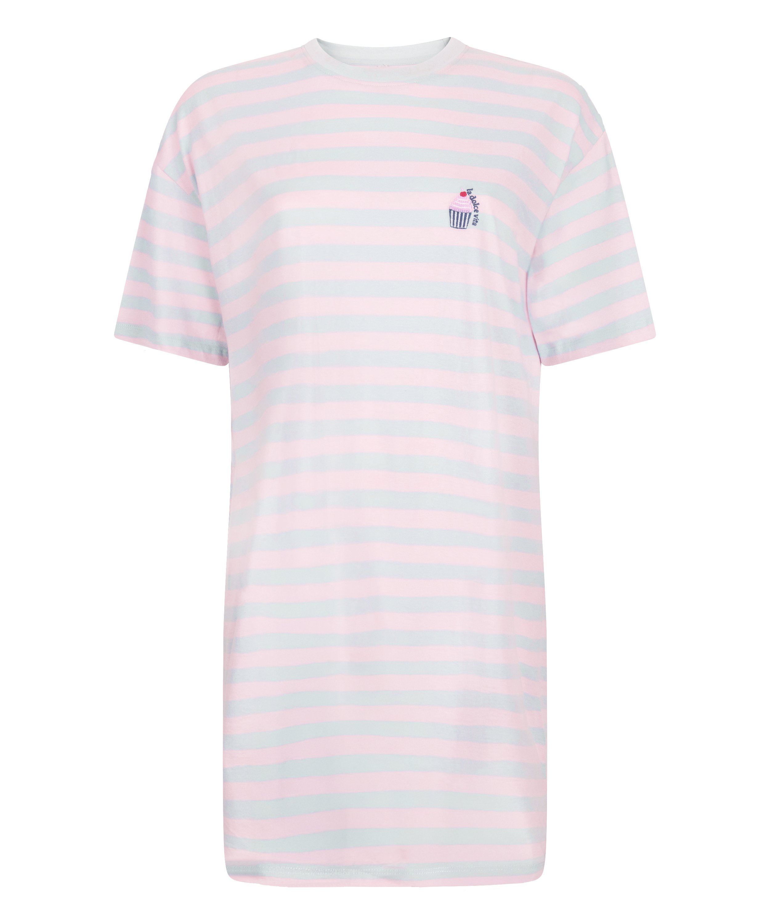 Roundneck Nightshirt, Blue, main