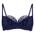 Marine Non-Padded Underwired Bra, Blue