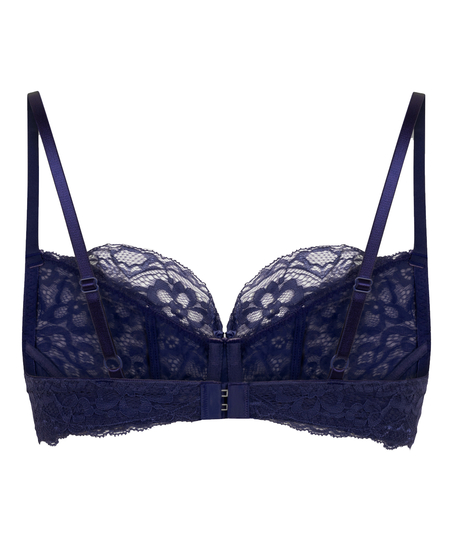 Marine Non-Padded Underwired Bra, Blue