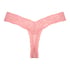Cotton extra low thong, Pink
