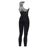 HKMX Round Knit Onesie, Black