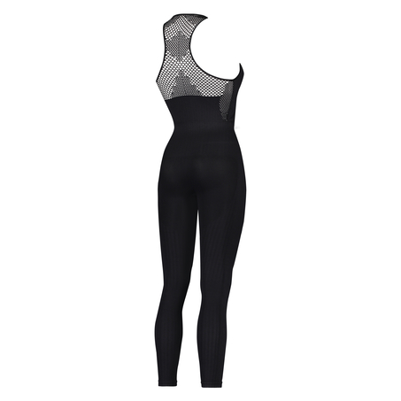 HKMX Round Knit Onesie, Black