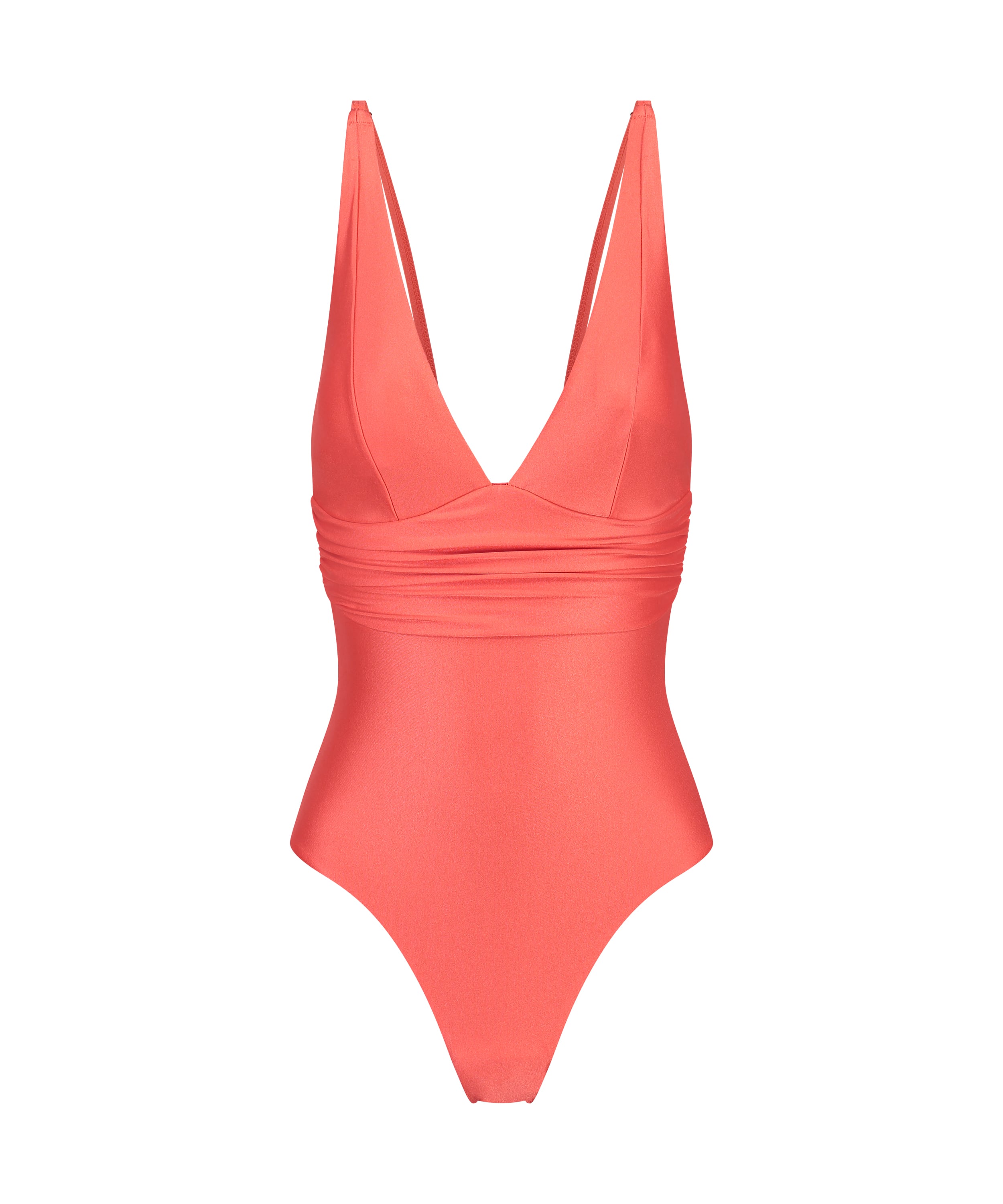 Luxe Shaping Swimsuit, Red, main