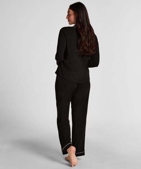 Essential Jersey Long-Sleeved Jacket, Black
