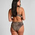 Animalia Padded Underwired Bikini Top, Brown