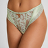 Malou Highleg Thong, Green