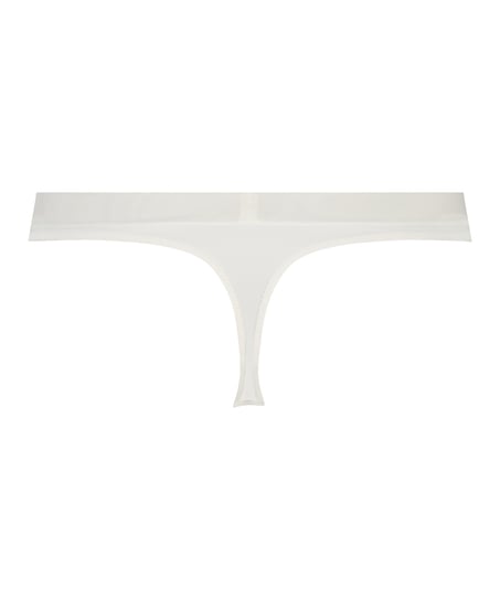Mesh thong, White