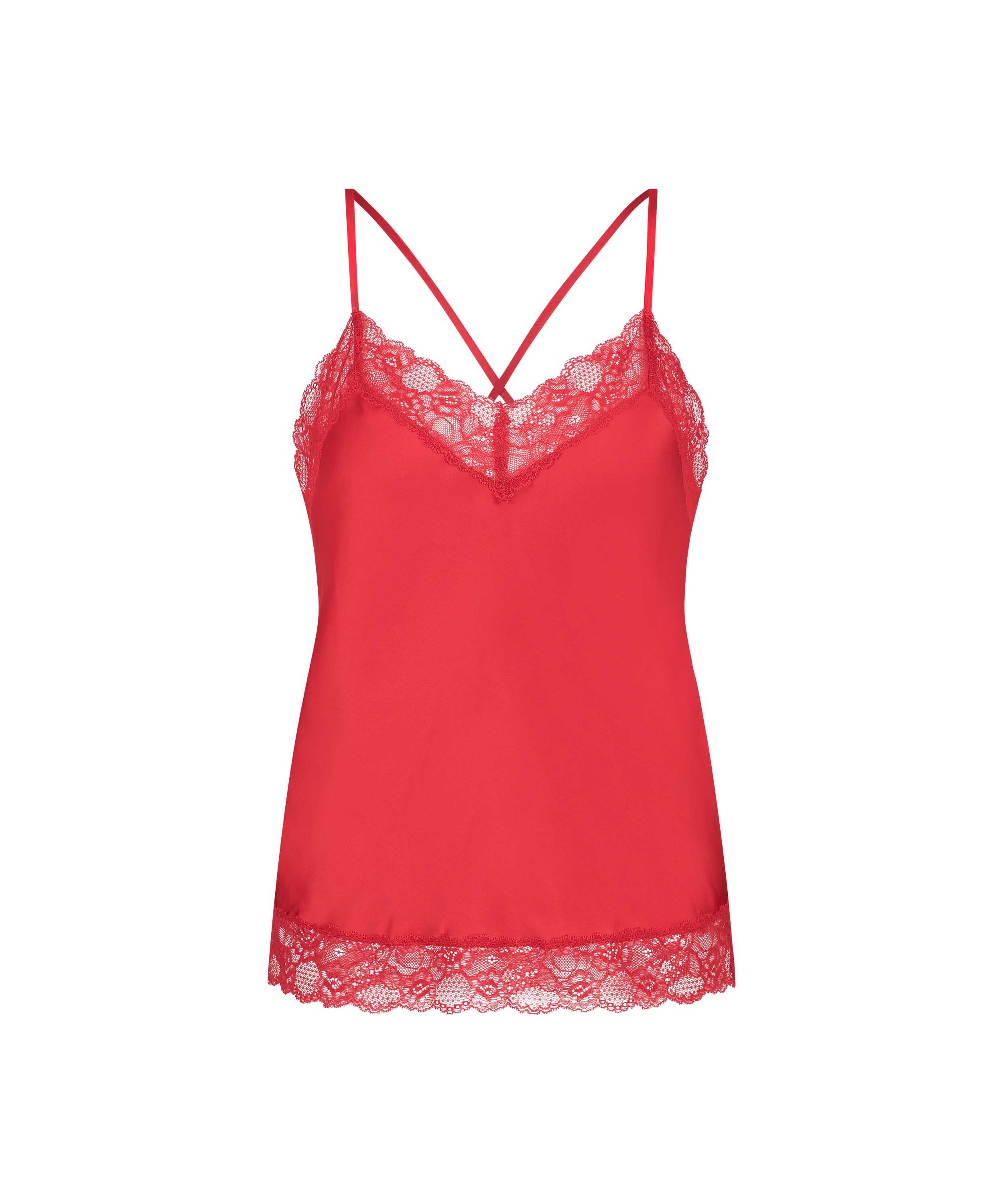Satin Lace cami top for €24.99 Pajama Tops Hunkemöller