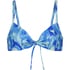 Paraguay Bikini Crop Top, Blue