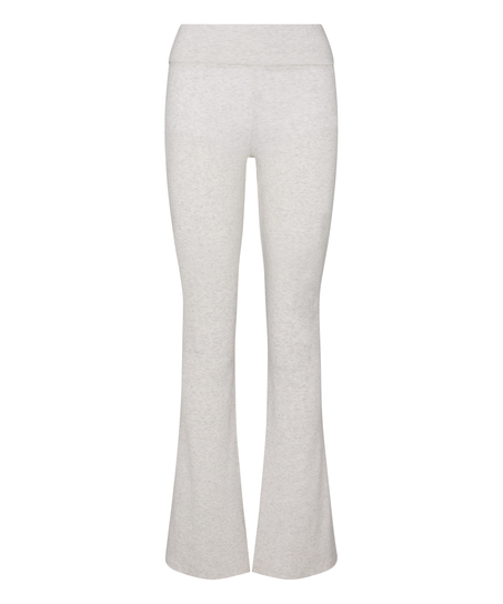 Flared Lounge Pants, Gray