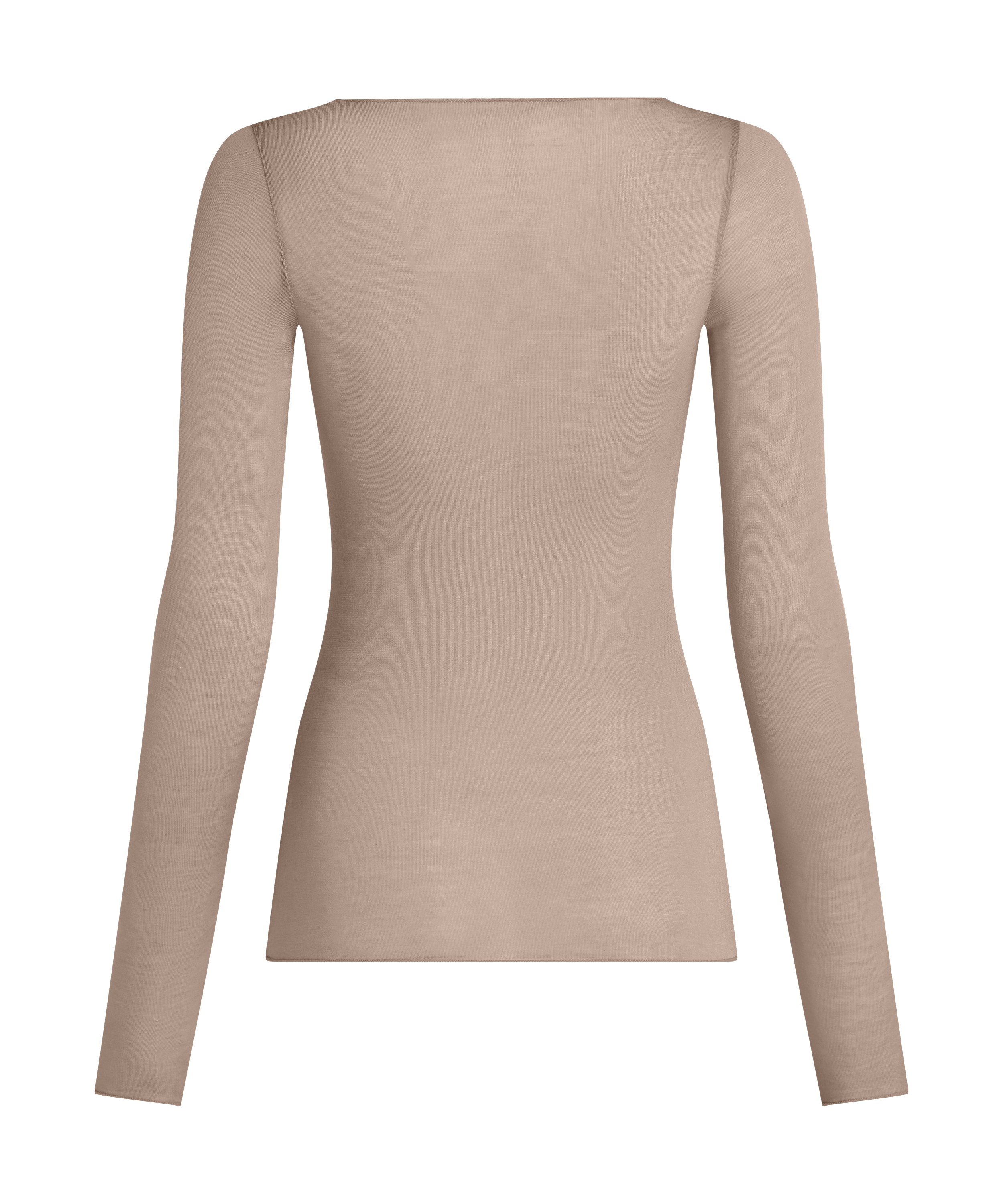 super soft Boatneck shirt with Cashmere, Gray, main
