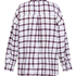 Flannel Pyjama Top, White