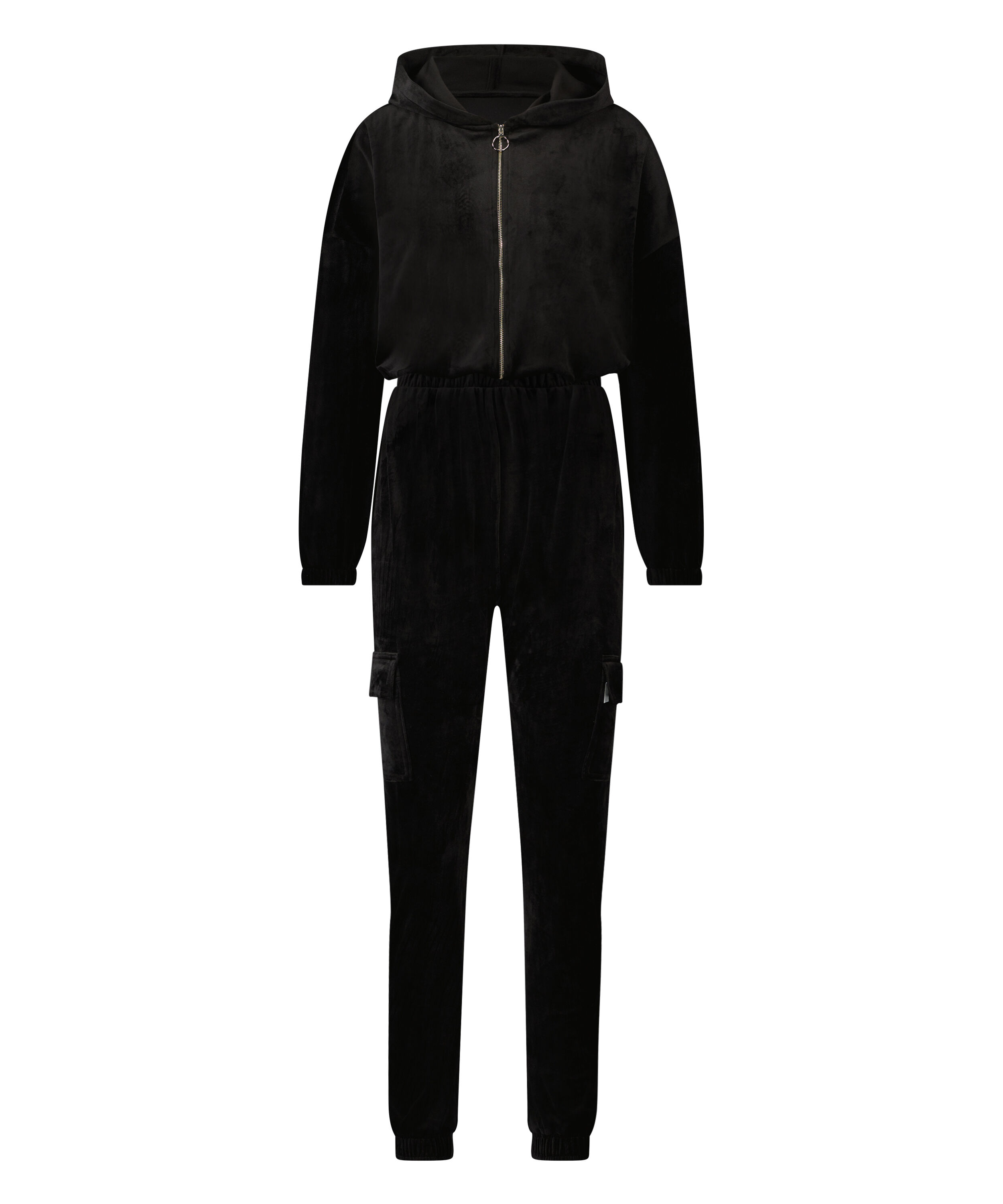 Velour Jumpsuit Hoodie for €15 