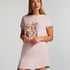 Round Neck Nightshirt, Pink