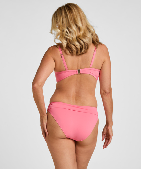 Luxe Non-Padded Underwired Bikini Top, Pink